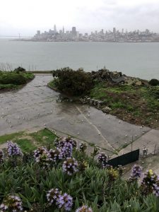 Looking from Alcatraz island back at the San Francisco bay