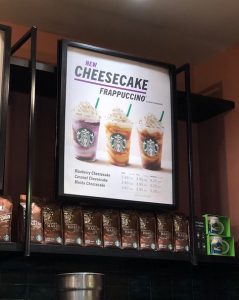 Cheesecake frappuccino flavors in Scotland